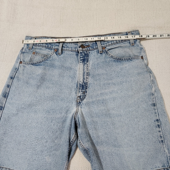 Vintage Levi's 550 Orange Tab Jeans Shorts Men's Size 36 - Picture 7 of 8